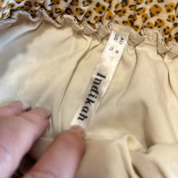 Like New!⭐️⭐️Adorable Indikah mini skirt, leopard print, Size S - Picture 3 of 4